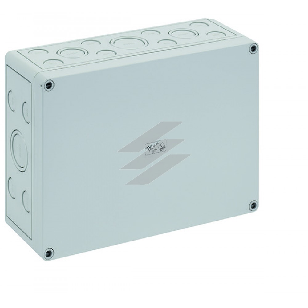 TK-коробка PS 2518-9м, (254х180х90мм), полістирол, 32 метричних вводи (24-M20, 4-M25/32, 4-M32/40), IP66, Spelsberg